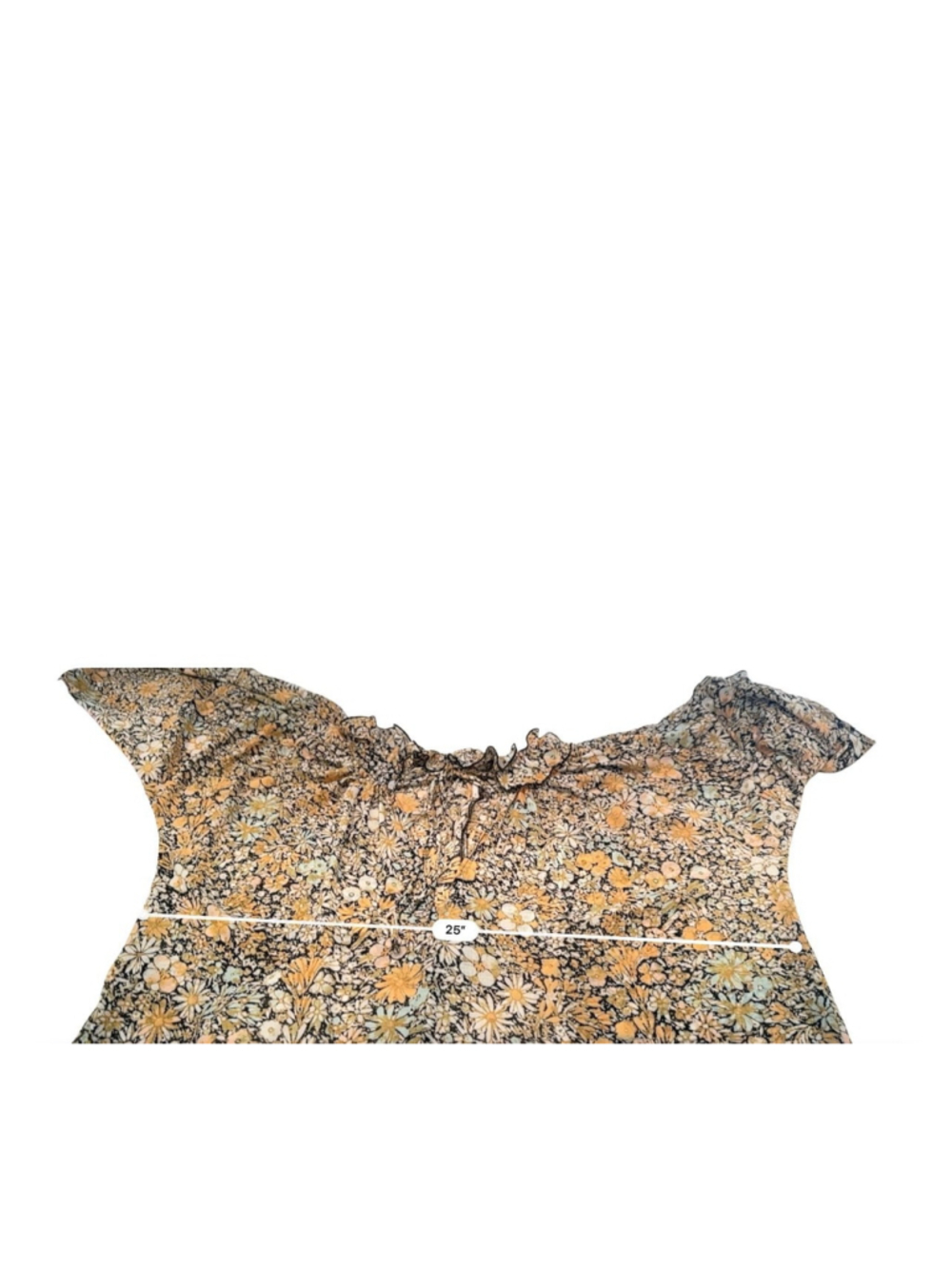 Free People Flowing Boho Floral Long Sleeve Dress for Fall Weather - Picture 3 of 3